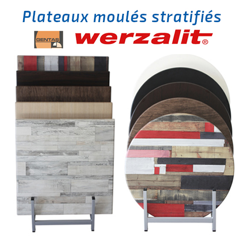 Plateaux de tables moulés